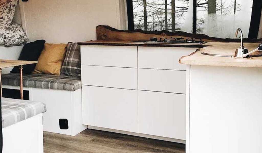 Ventje: Así es la cámper con muebles de tipo Ikea para todas las necesidades